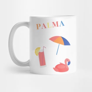 Palma Summer Holiday Graphic Mug